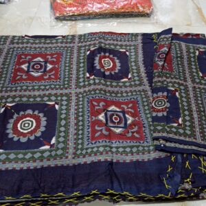 Jaipuri Kantha Bedsheet
