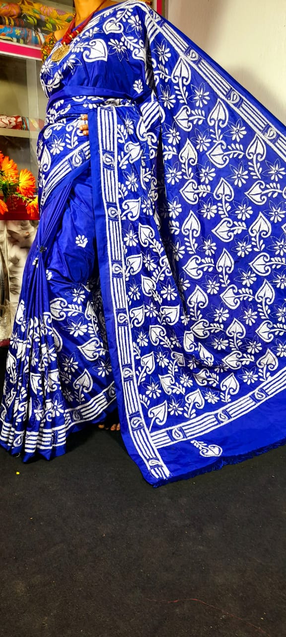 Kantha Stitched Saree