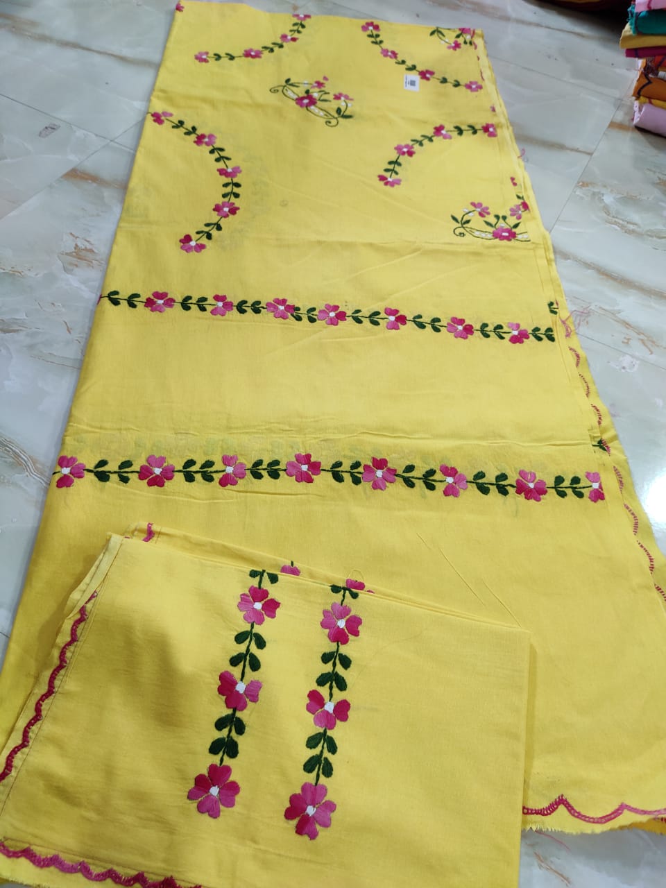 Kantha Embroidery Bedsheet