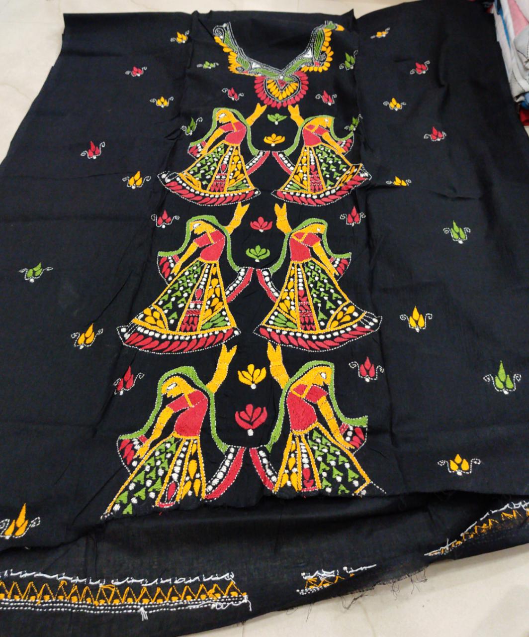 Kantha Embroidery Kurta Material