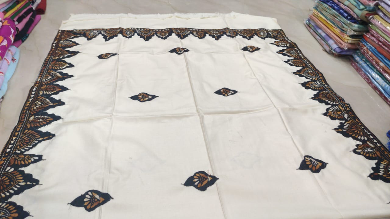 Kantha Stitched Shawl