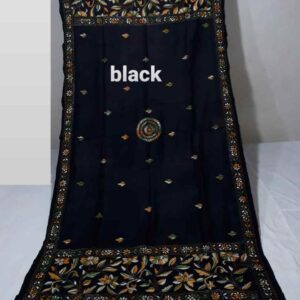Kantha stitched shawl