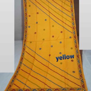 Kantha stitched shawl