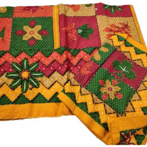 Jaipuri Kantha Bedsheet