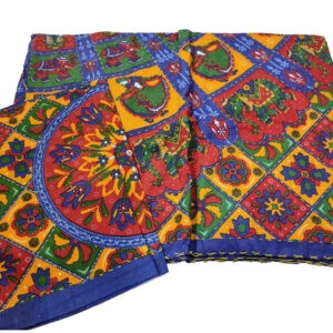 Jaipuri Kantha Bedsheet
