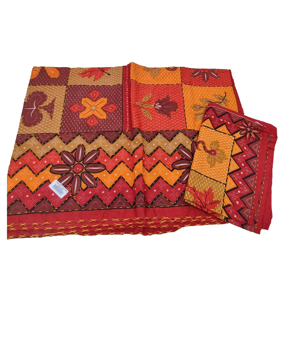 Jaipuri Kantha Bedsheet