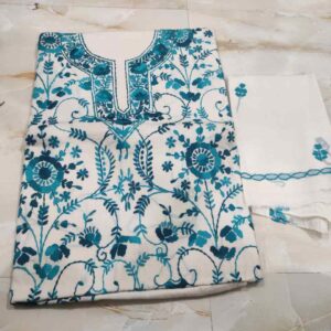 Kantha stitched salwar suit