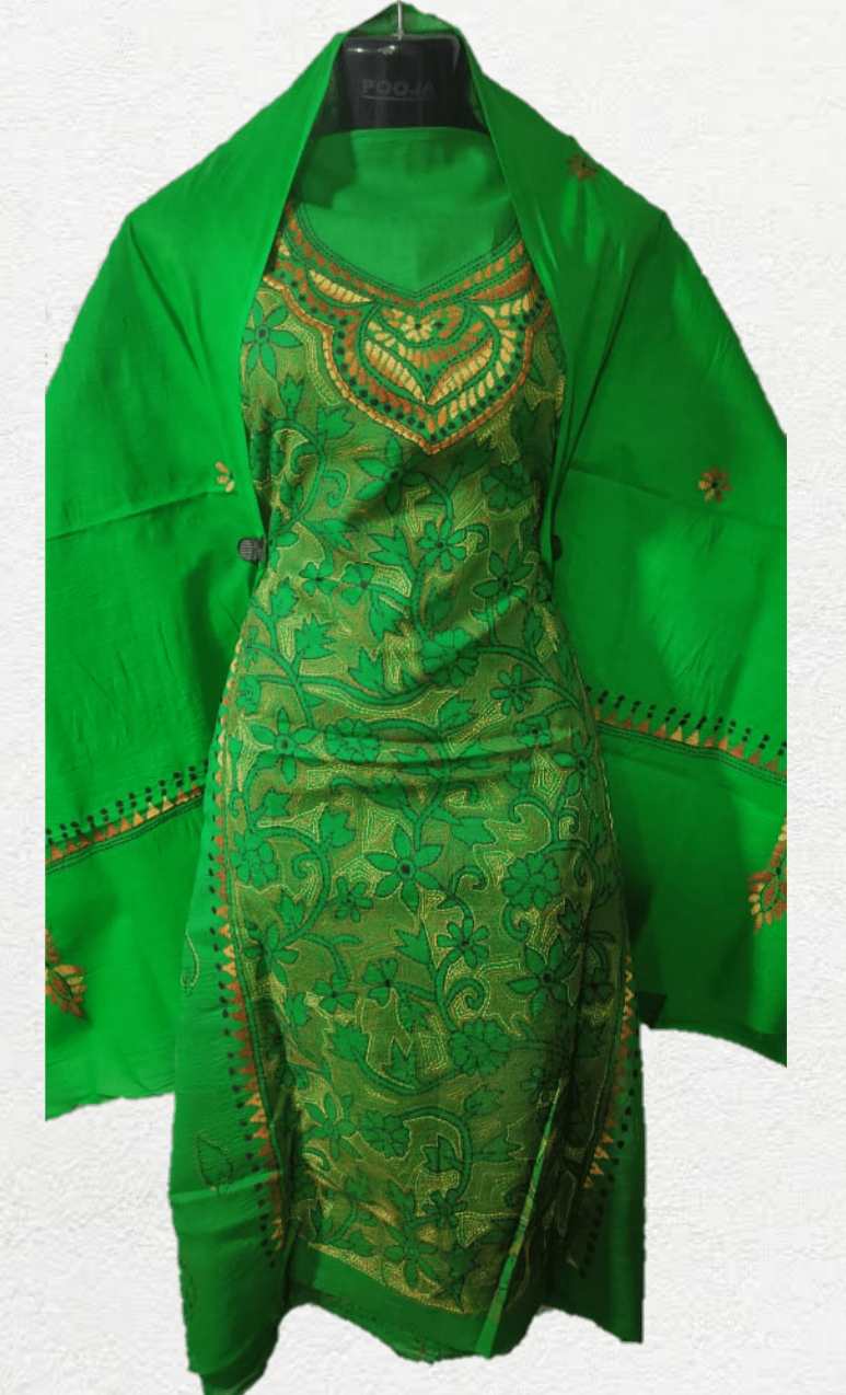 Reverse Kantha Stitched Salwar