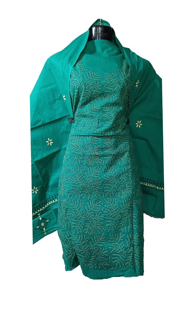 Reverse Kantha Stitched Salwar