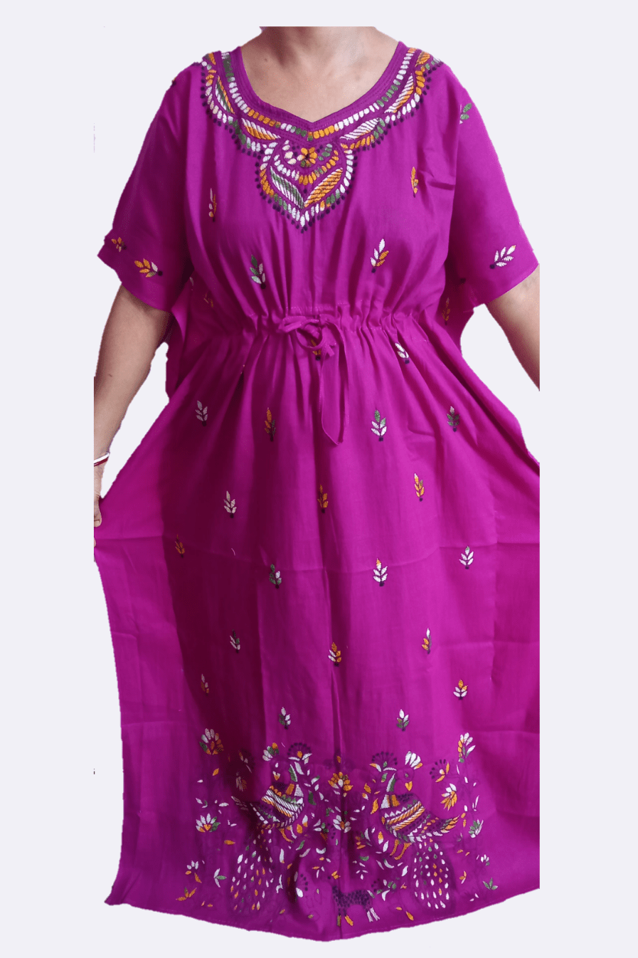 Kantha stitched Kaftan