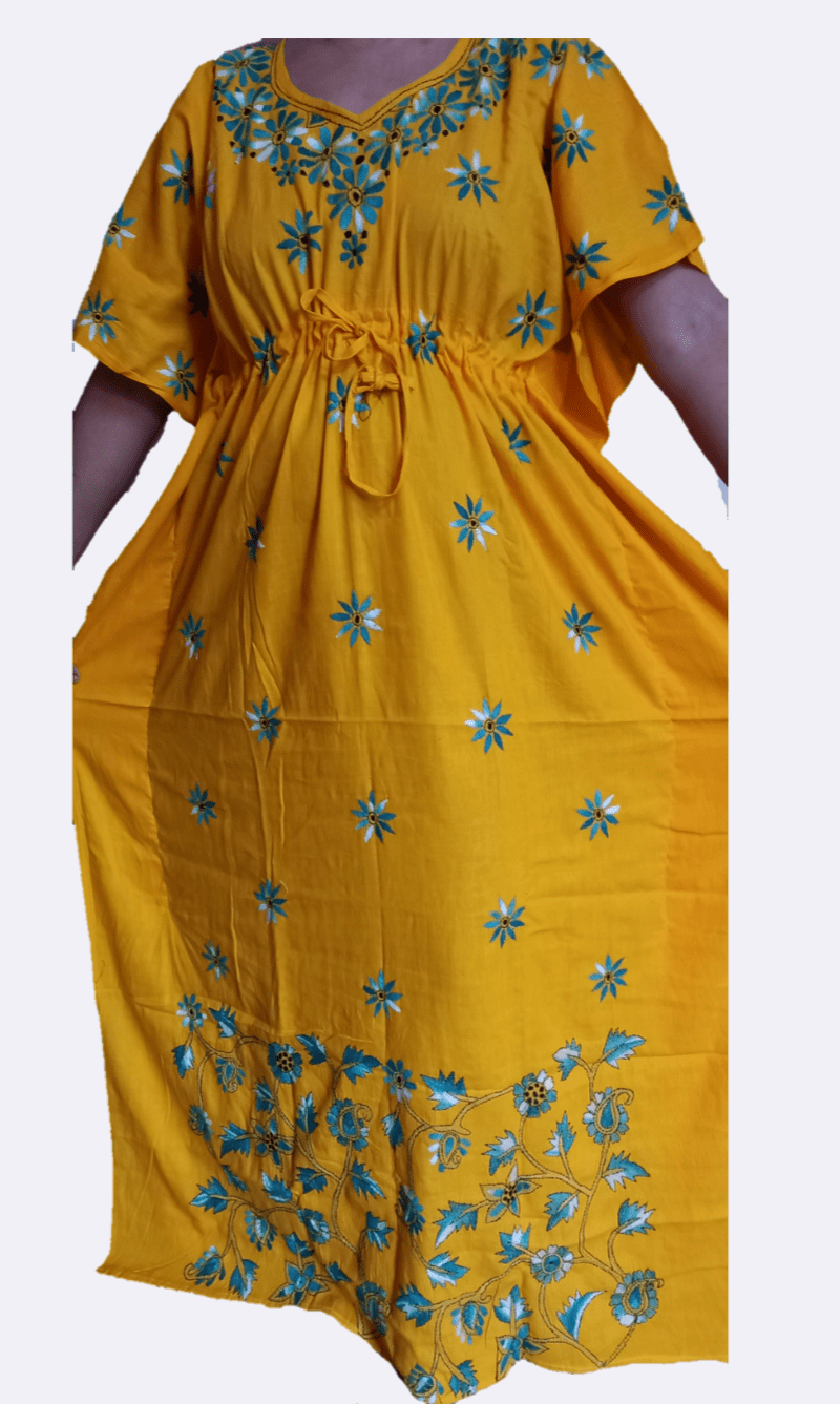 Kantha stitched Kaftan