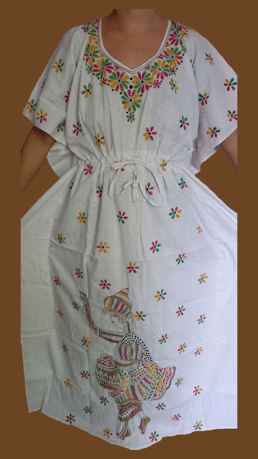 Embroidery Kaftan Nighty