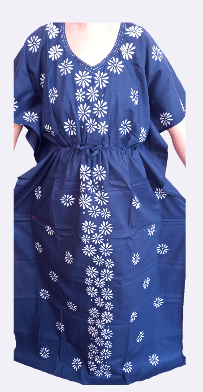 Embroidery Kaftan Nighty