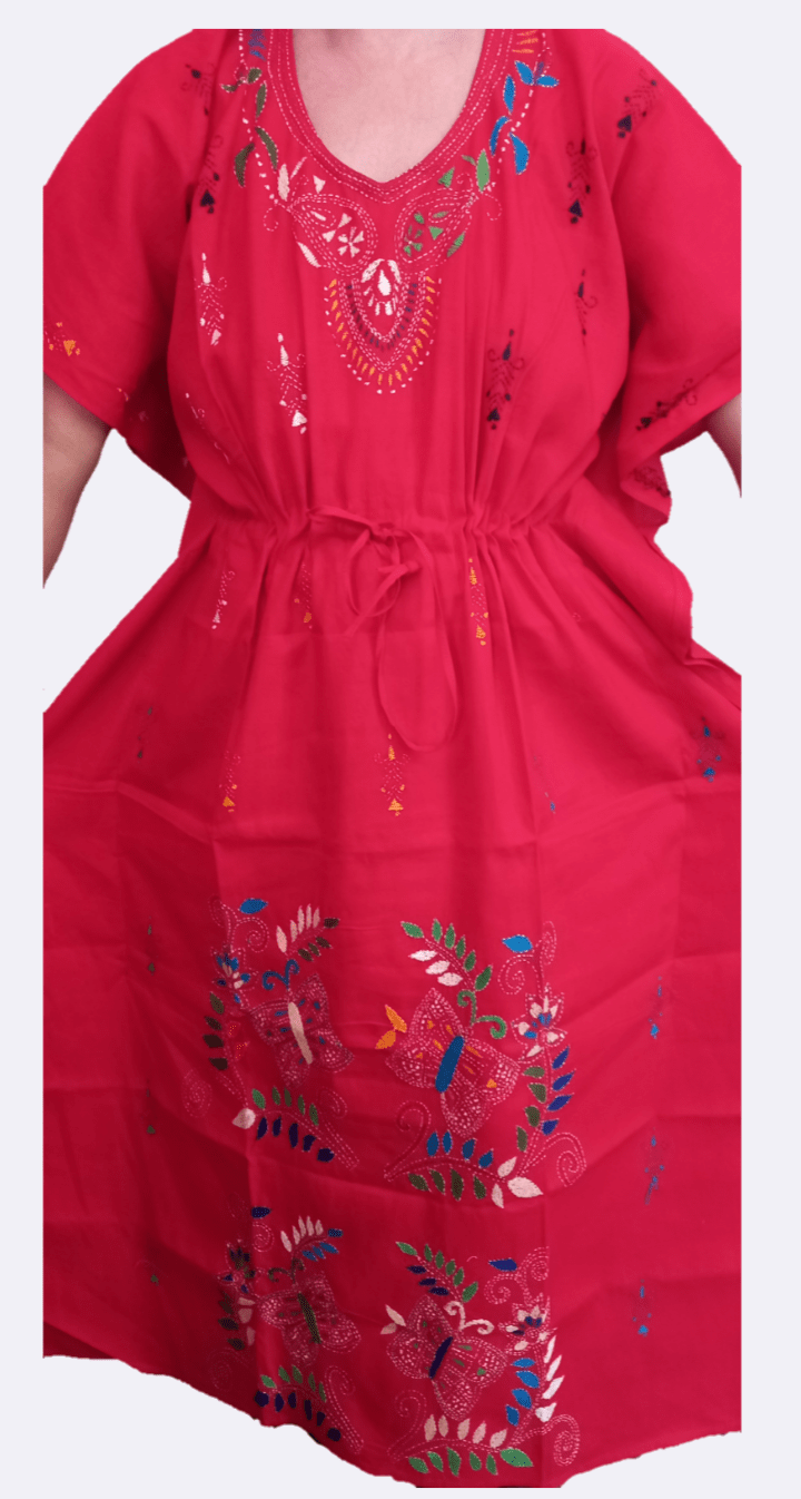 Kantha stitched Kaftan Nighty