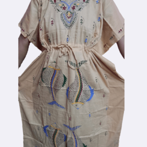 Kantha stitched Kaftan Nighty