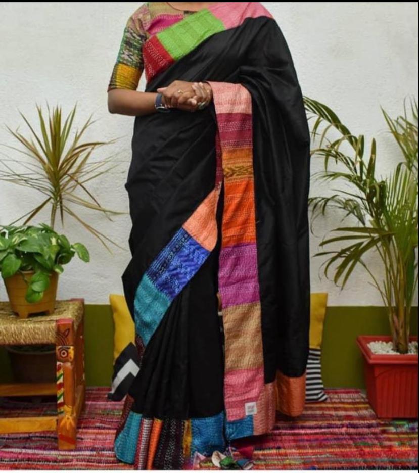 Patch Work Saree