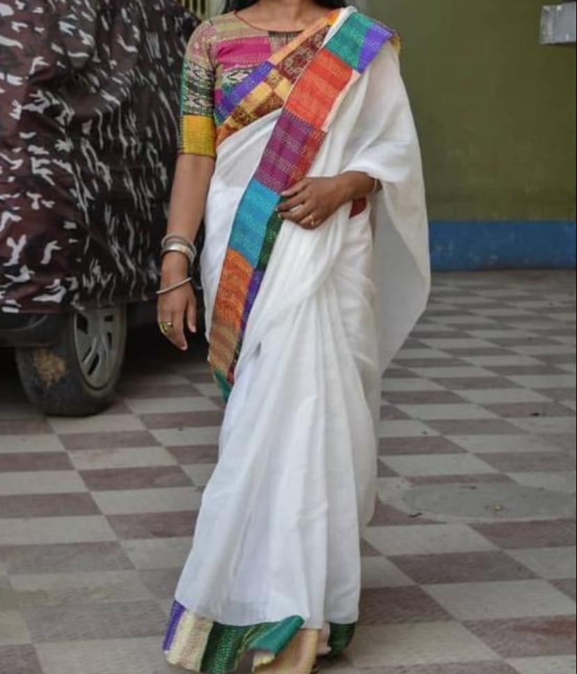 Patch Work Saree