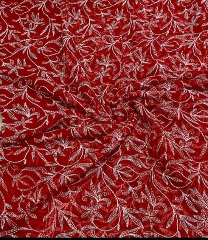 Chikankari Tepchi Saree