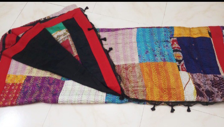 Patch work Handloom Saree