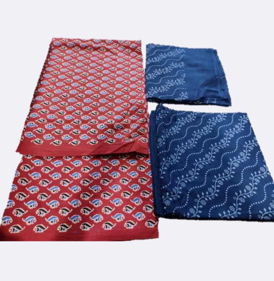 Ajrakh Salwar Material