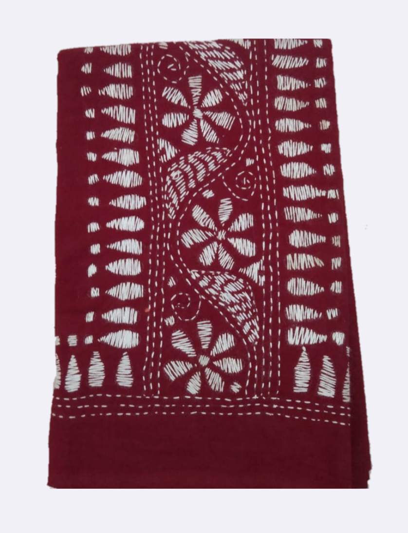 Kantha stitched blouse