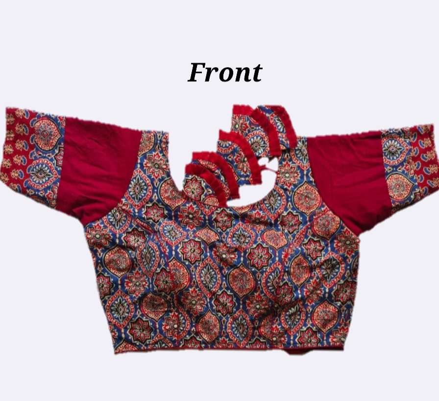 Ajrakh Padded Blous