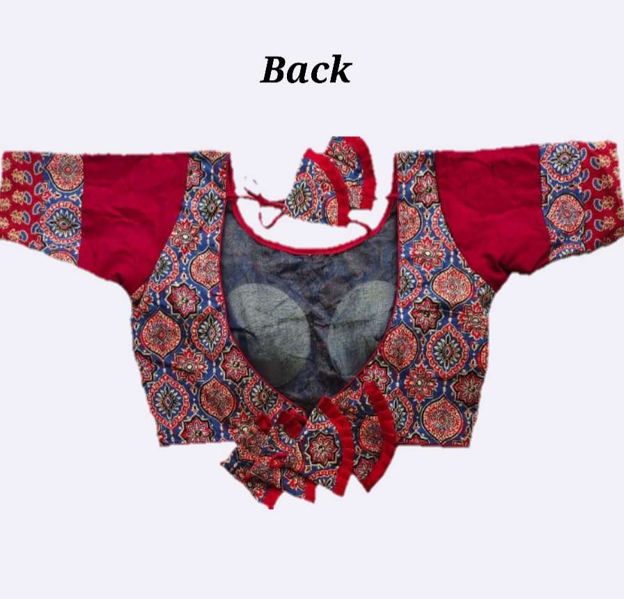 Ajrakh Padded Blouse