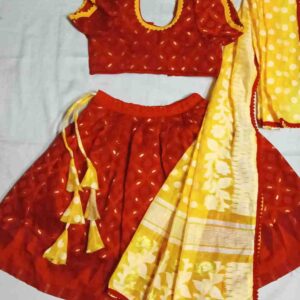 Dhakai Jamdani Lehenga