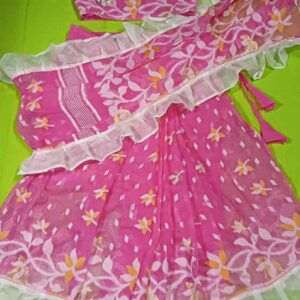 Ready to wear jamdani saree